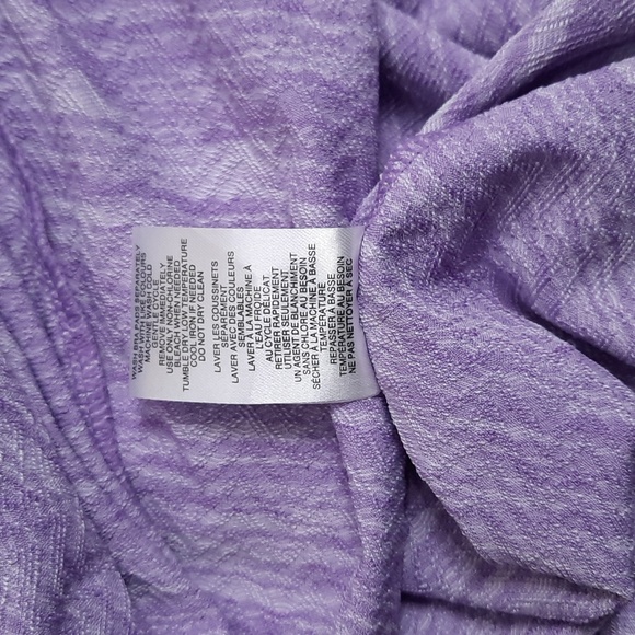 Mondetta lavender purple racerback athletic travel dress, size large - Picture 10 of 10